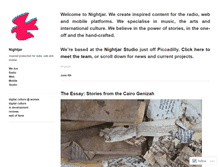 Tablet Screenshot of nightjar.co.uk